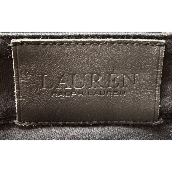 Lauren Ralph Lauren Green Label LRL Woman’s Black Modern Skinny Jean Size 8 Y2K - Picture 4 of 8